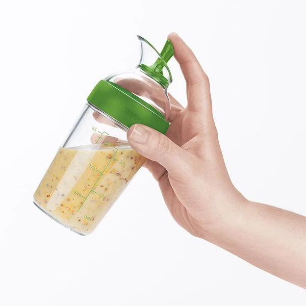 OXO Good Grips Green Little Salad Dressing Shaker 2 OXO Good Grips Green Little Salad Dressing Shaker - Image 2