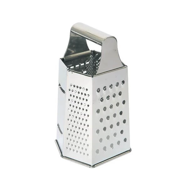 Dexam Hexagonal Grater 20cm Stainless Steel 1 Dexam Hexagonal Grater 20cm Stainless Steel