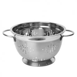 Dexam 22cm / 8.5" Stainless Steel Footed Colander
