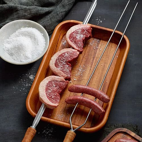 Tramontina 65cm Two Pronged BBQ Skewer 2 Tramontina 65cm Two Pronged BBQ Skewer - Image 2