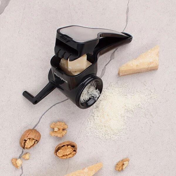 Microplane Stainless Steel Rotary Grater Black 3 Microplane Stainless Steel Rotary Grater Black - Image 3