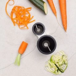 Microplane Spiral Vegetable Cutter Black Stainless Steel 7 Microplane Spiral Vegetable Cutter Black Stainless Steel -KITCHEN GADGETS Store 48000 Microplane Spiral Vegetable Cutter 600px 2
