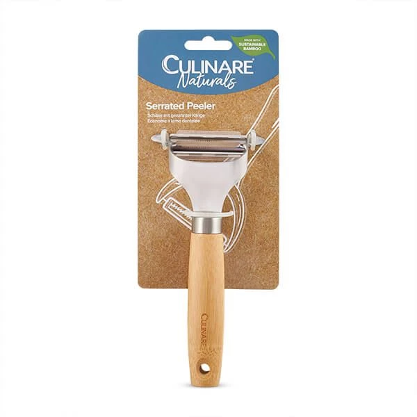 Culinare Naturals Serrated Peeler 1 Culinare Naturals Serrated Peeler