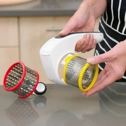Zyliss Acid Etched Rotary Grater 6 Zyliss Acid Etched Rotary Grater -KITCHEN GADGETS Store E900011 Zyliss All Cheese Grater 2