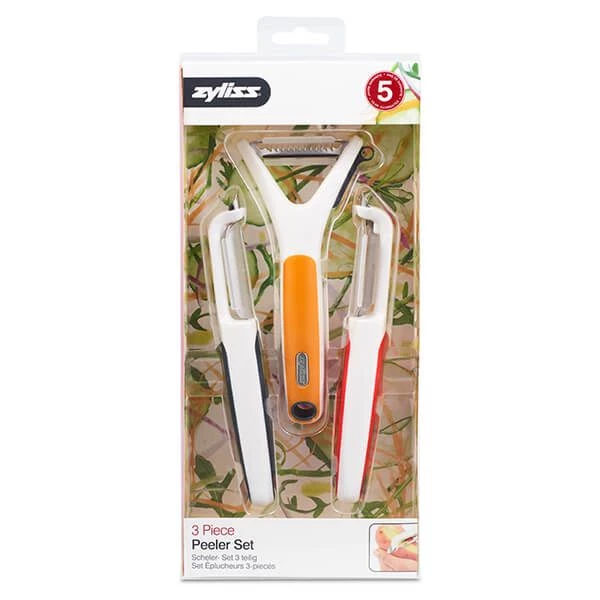 Zyliss 3 Piece Peeler Set 1 Zyliss 3 Piece Peeler Set