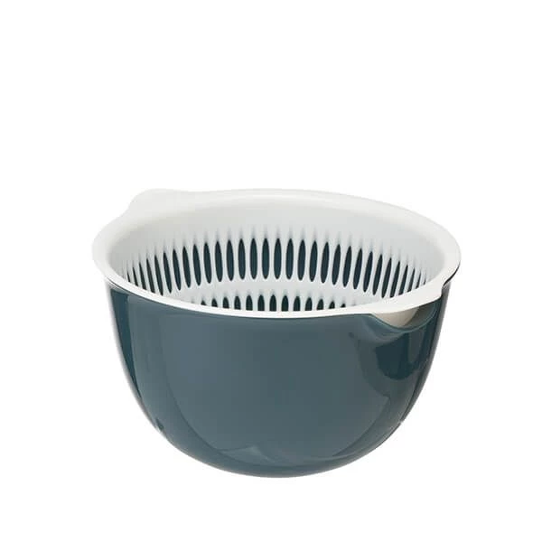 Fusion Twist Mini Colander & Bowl Set Blue 2 Fusion Twist Mini Colander & Bowl Set Blue - Image 2