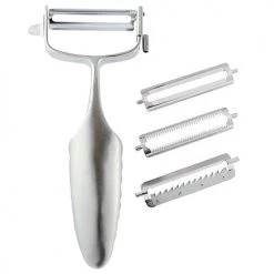 Global GS-94 3-Way Vegetable Peeler (with 4 Blades)