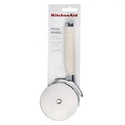 KitchenAid Stainless Steel Pizza Cutter And Slicer Almond Cream -KITCHEN GADGETS Store KAG113OHACE KitchenAid Stainless Steel Pizza Wheel Almond Cream 2
