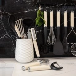 KitchenAid Stainless Steel Pizza Cutter And Slicer Almond Cream -KITCHEN GADGETS Store KAG113OHACE KitchenAid Stainless Steel Pizza Wheel Almond Cream 4