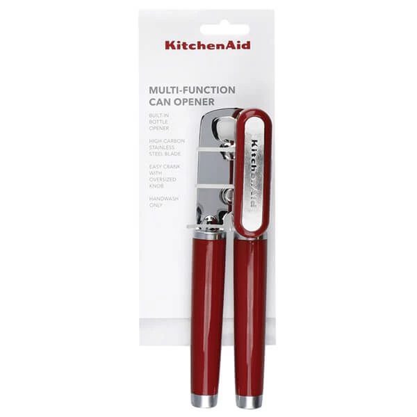 KitchenAid Stainless Steel Can And Bottle Opener Empire Red 3 KitchenAid Stainless Steel Can And Bottle Opener Empire Red - Image 3