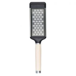 KitchenAid Etched Stainless Steel Two-Way Medium Cheese Grater Almond Cream 6 KitchenAid Etched Stainless Steel Two-Way Medium Cheese Grater Almond Cream -KITCHEN GADGETS Store KAG320OHACE KitchenAid Etched Stainless Steel Medium Cheese Grater Almond Cream 2