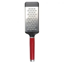 KitchenAid Etched Stainless Steel Two-Way Medium Cheese Grater Empire Red