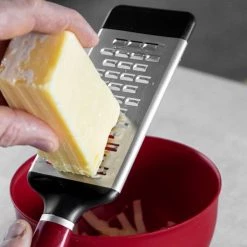KitchenAid Etched Stainless Steel Two-Way Medium Cheese Grater Empire Red 10 KitchenAid Etched Stainless Steel Two-Way Medium Cheese Grater Empire Red -KITCHEN GADGETS Store KAG320OHERE KitchenAid Etched Stainless Steel Medium Cheese Grater Empire Red 4