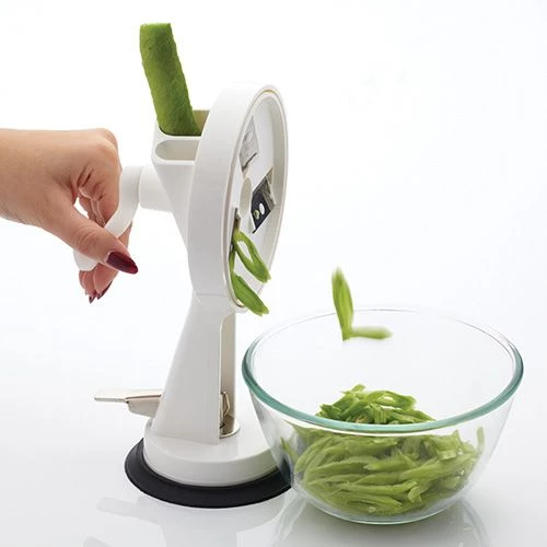 KitchenCraft Traditional Style Rotary Bean Slicer 2 KitchenCraft Traditional Style Rotary Bean Slicer - Image 2
