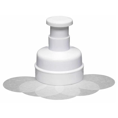 KitchenCraft Quarter Pounder Burger Maker With 100 Wax Discs 1 KitchenCraft Quarter Pounder Burger Maker With 100 Wax Discs