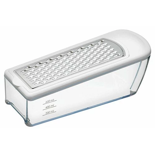 KitchenCraft Grater And Graduated Acrylic Collector 1 KitchenCraft Grater And Graduated Acrylic Collector