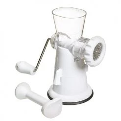 KitchenCraft White Plastic Mincer With Suction Clamp
