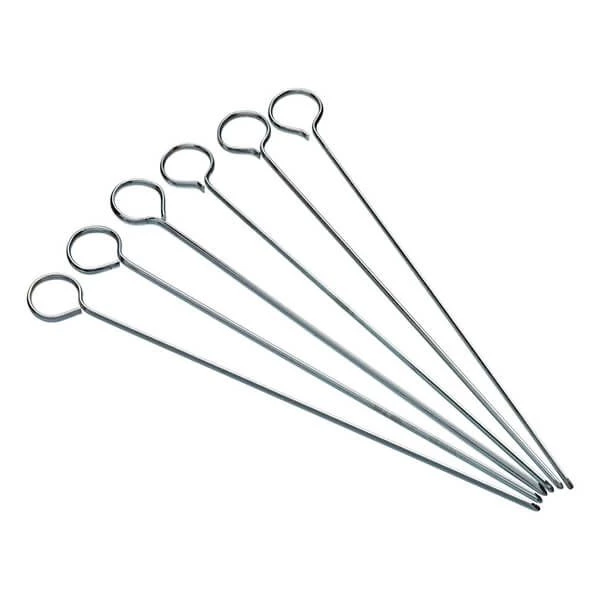 KitchenCraft Pack Of Six 20cm Flat Sided Skewers 1 KitchenCraft Pack Of Six 20cm Flat Sided Skewers