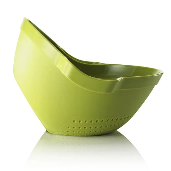 Zeal Drain & Serve Colander Lime 1 Zeal Drain & Serve Colander Lime