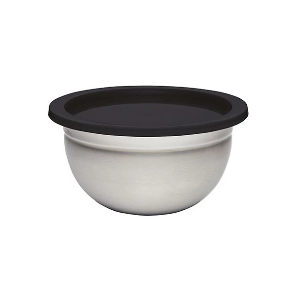 MasterClass Smart Space Stainless Steel Three Piece Bowl Set With Colander 2 MasterClass Smart Space Stainless Steel Three Piece Bowl Set With Colander - Image 2