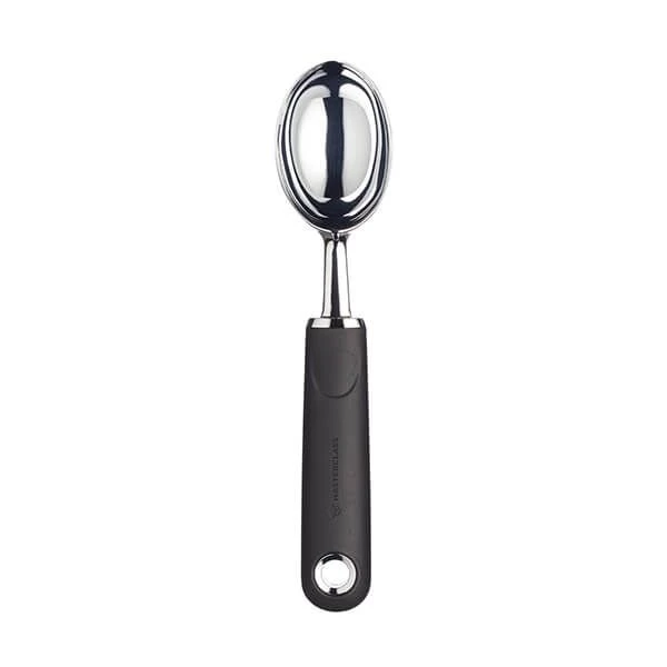 MasterClass Soft Grip Stainless Steel Ice Cream Scoop 1 MasterClass Soft Grip Stainless Steel Ice Cream Scoop