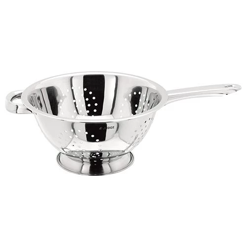 Judge Polished Stainless Steel Long Handle 24cm Colander 1 Judge Polished Stainless Steel Long Handle 24cm Colander