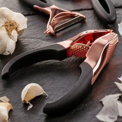 Stellar Soft Touch Copper Garlic Press -KITCHEN GADGETS Store SE08 Stellar Soft Touch Copper Garlic Press 3