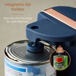 Tower Cavaletto Electric Can Opener Midnight Blue -KITCHEN GADGETS Store T19031MNB Tower Cavaletto Can Opener Midnight Blue 3