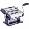World Of Flavours Italian Deluxe Double Cutter Pasta Machine Blue